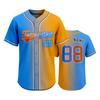 Camiseta de Béisbol Personalizable para Hombre y Mujer Camisa Deportiva con Botones Nombre del Equipo Número Impreso Ropa Deportiva Tejido Ligero Transpirable