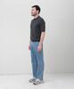 MANNERGRAM Nouvelle Fine Cashmere Cotton Polo Short Sleeve Knit Charcoal Gray