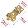 Brass Padlock For Jewelry Box Lock Vintage Box Lock 37*19MM Brass Padlock Buckle Adaptable To Various Boxes Easy Installation
