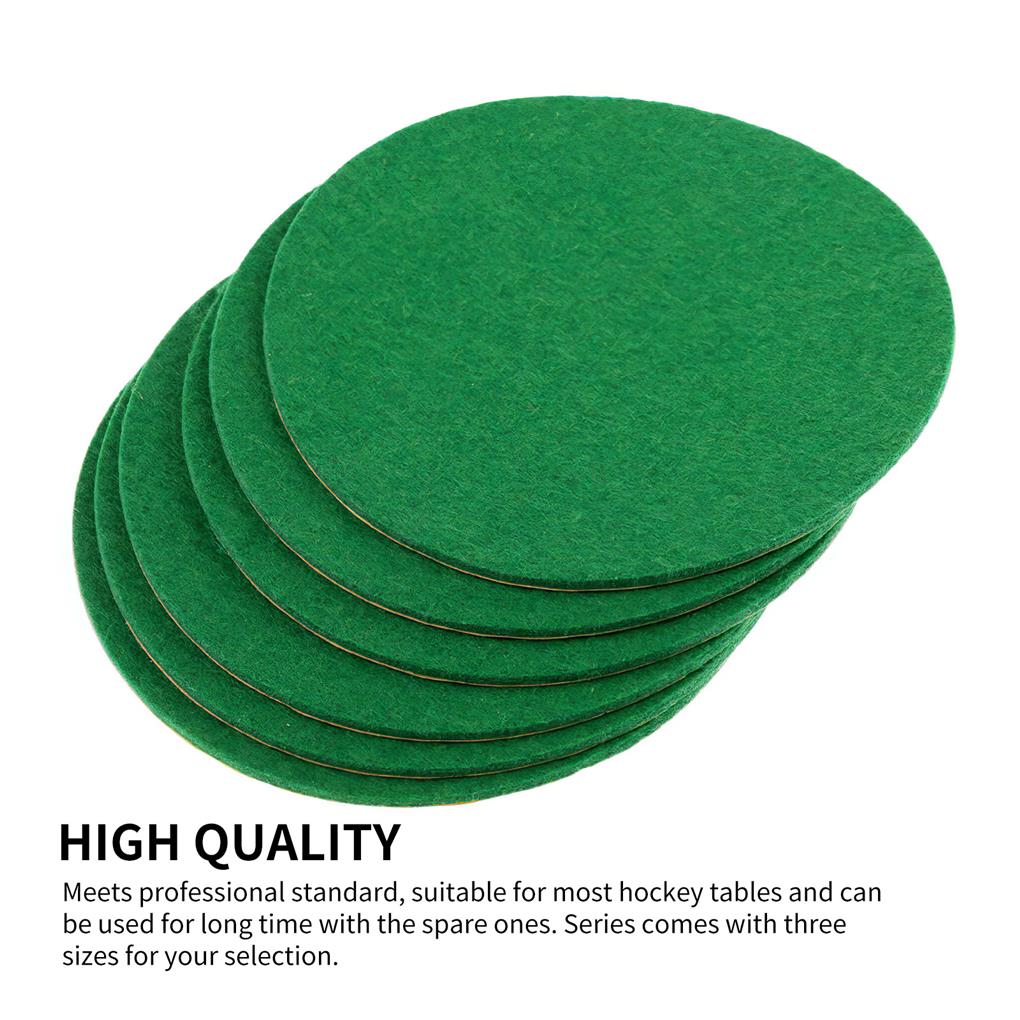 10Pcs Air Hockey Pusher Pad Air-Hockey Handle Cushion Smooth Hockey Accessories Lightweight Push Handle Pad Home Parties