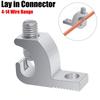 Aluminium Lay-in Connector 304 SS Screws Lay-in Clamps Electrical Connector Grounding Connector