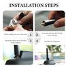 Radio Aerial Antenna Car Roof Antenna Carbon Fiber 3.5/8/12cm Radio FM/AM Metal Receiving Antennas Short Stubby Mast Antenna