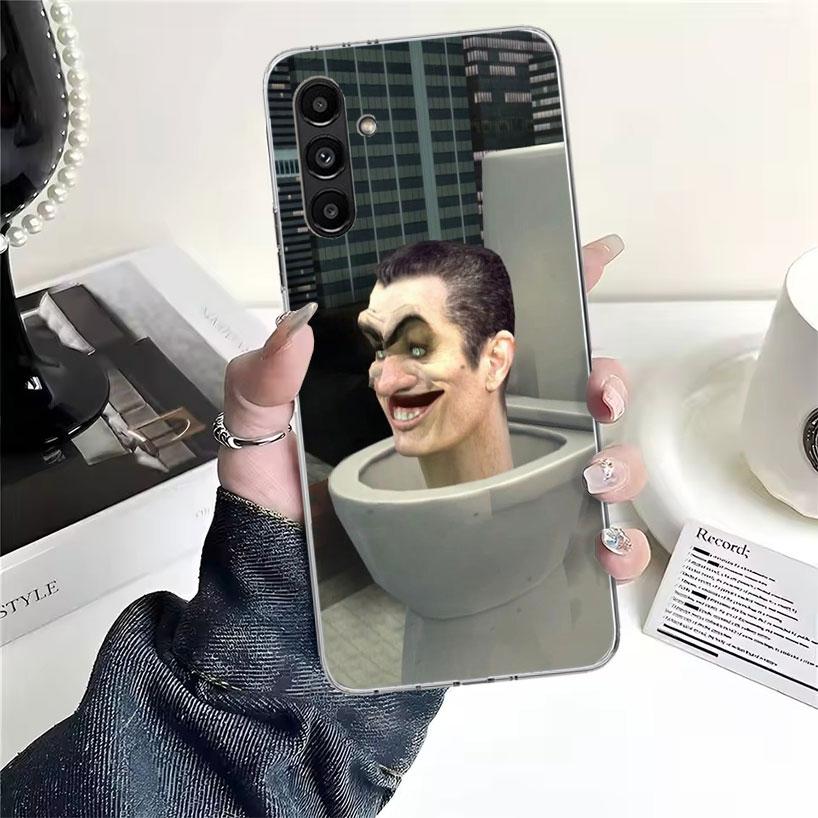 

S-Skibidi Toilet Mobile Cell Phone Case For Samsung Galaxy A13 A14 A15 A16 A17 A53 A54 A55 A56 A57 A33 A34 A35 A36 A37 A23 A24 A Samsung A16