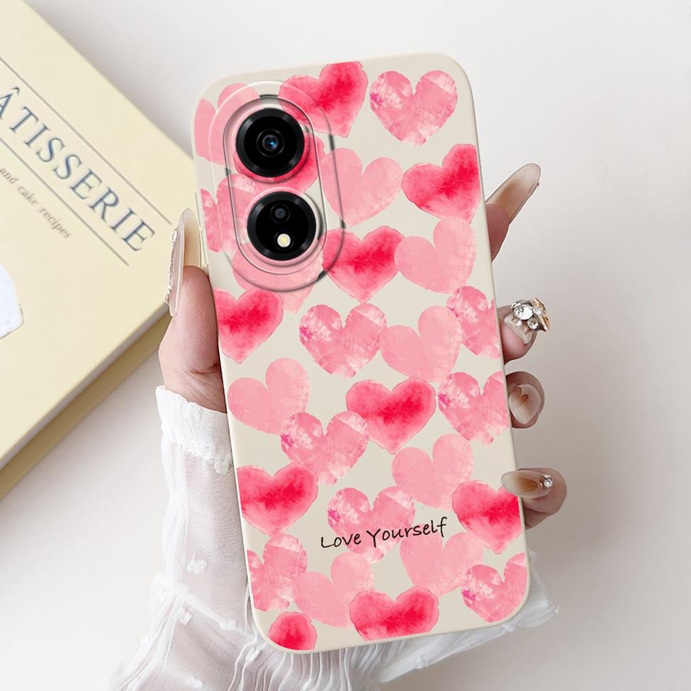 

For Honor X5 Plus Case WOD-LX1 Silicone Cute Fashion Butterfly Flowers Love Painted Phone Case For Honor X5Plus WOD-LX2 WOD-LX3 Honor X5 Plus