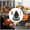 Skull Rockery Home Decor Halloween Scary Incense Holder for Festival Holiday Altar Outdoor Yoga Ceremony Bathroom Desk Decor