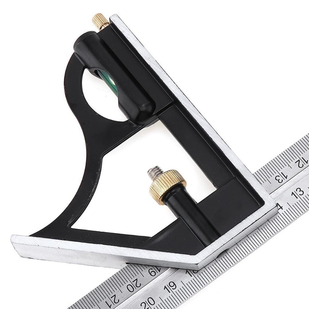300MM Combination Square Angle Ruler Stainless Steel Multi Function Measuring Tool