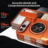 KEYSION Magnetic Phone Case for iPhone Duo Slide Camera Protection Upright Kickstand 360° Ring Shockproof Cover for iPhone Duo