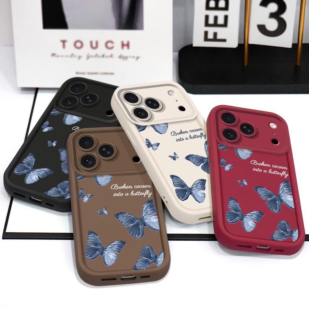 Flying Butterflies Phone Case For IPhone 17 Air 16 16E 15 14 Plus Pro Max Staircase Soft Cover
