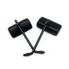Universal M10 Motorcycle Retro Old School Square Style RearView Side Mirror For Harley / Triumph Bonneville T100 / Thruxton