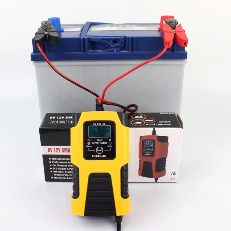 12V 6V Car Motorcycle Jump Starter Portable Maintainer Power Battery Charger