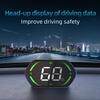 Head Up Display GPS Digital Speedometer Speed Meter for All Car Truck Plug and Play Auto Part