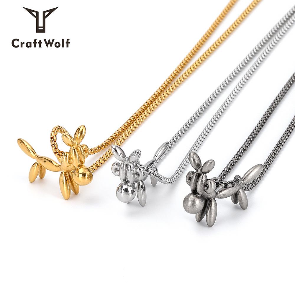 

Twelve Zodiac Ox Titanium Necklace: Original Design, Trendy Balloon Sweater Chain