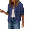 BITCED Women's Vintage Casual Solid Color Print Autumn Winter Long Sleeve Jackets & Coats