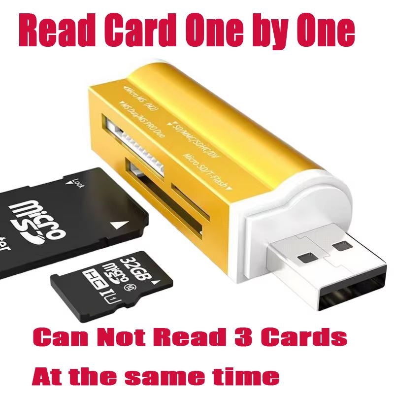 Mini USB 2.0 Card Reader for MS M2 PRO DUO Micro SD/TF SDHC MMC DV Phone Camera Memory Card Writer Extend for Laptop PC Adapter