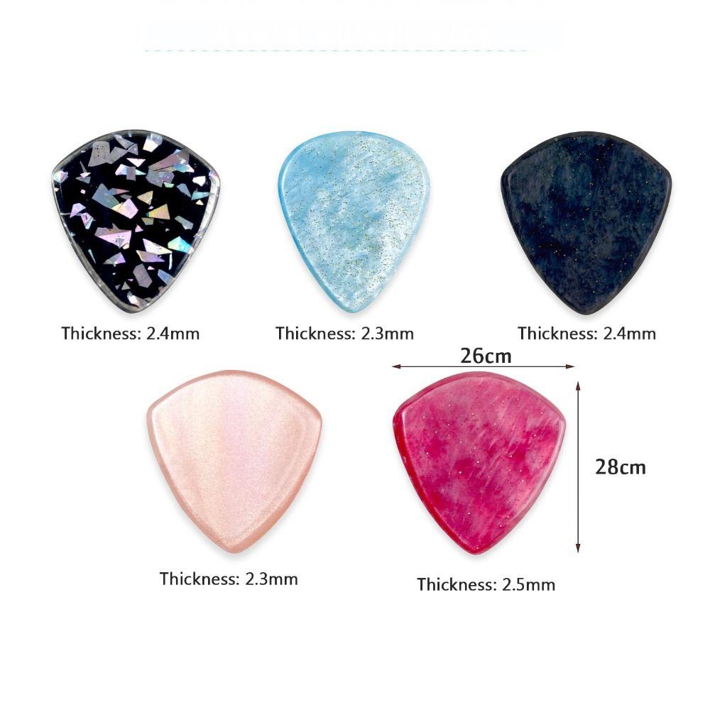 New Resin Guitar Pick Finger Shrapnel Fast Picking Guitar Paddle Thickening Guitar Accessories Ukulele Picks