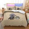 Juego de Ropa de Cama, Serie Mandalorian Tamaño Funda Nórdica de Tres Piezas