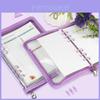 Stylish A5 A6 6-ring Binder Notebook For K-pop Photocard Collection And Diy Projects