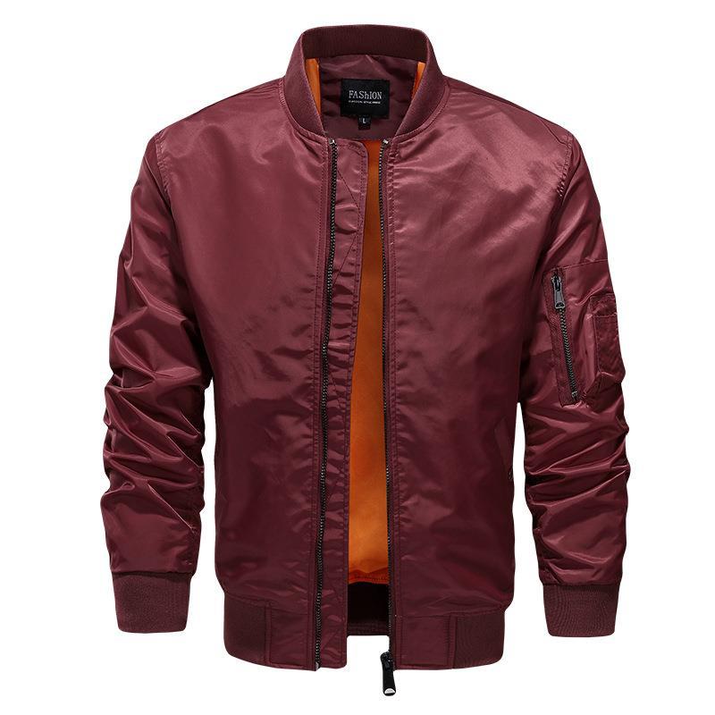 Jacket MA1 Bomber Jacket Men's Air Force Baseball Uniform Trendy Brand Large Size Work Jacket Men
