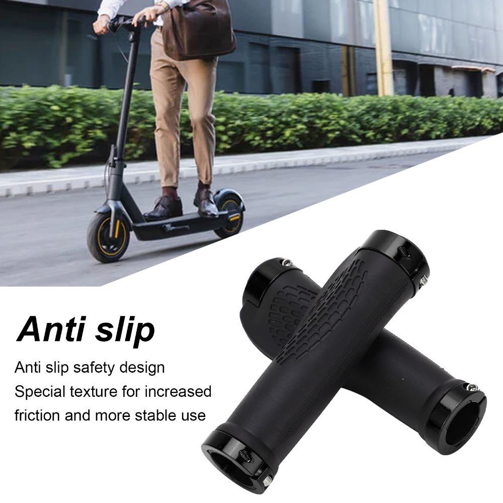 1Pair Widen Holding Surface Scooter Handle Bar Grip Anti-Slip Bike Handlebar Grips  Downhill Cycling