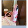 Trendy Bright Pink Russian Nesting Doll Crossbody Bag Women'S Fashion Shoulder Purse With Floral Design Zipper Closure And Adjustable Strap