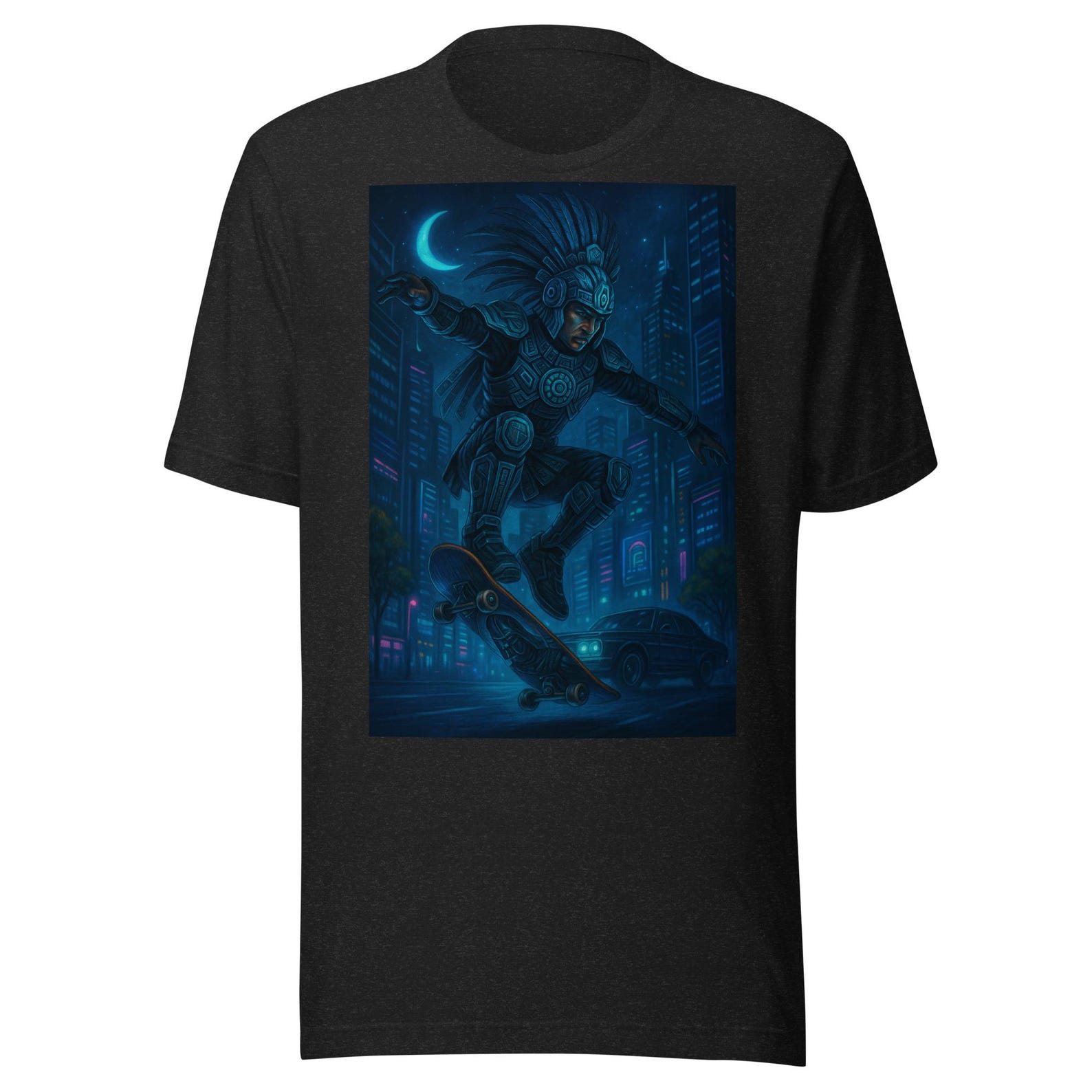 Aztec Warrior Futuristic Skatert Unisex t-shirt L