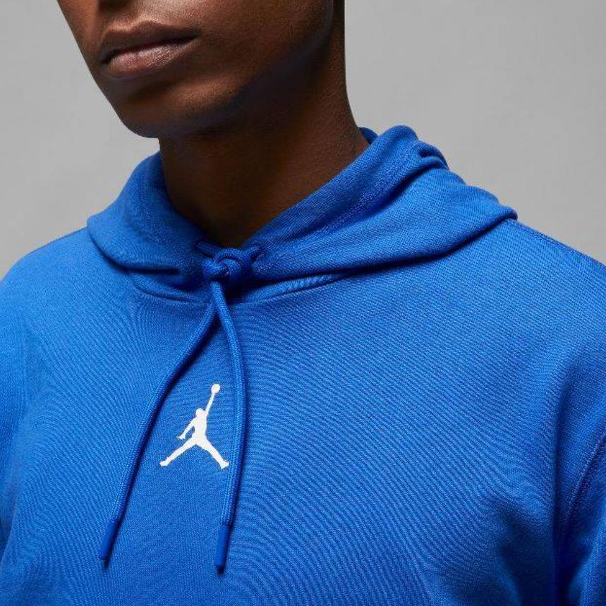 Jordan Logo Hooded Long Sleeve Sweatshirt Men Tops Blue CV8437-493