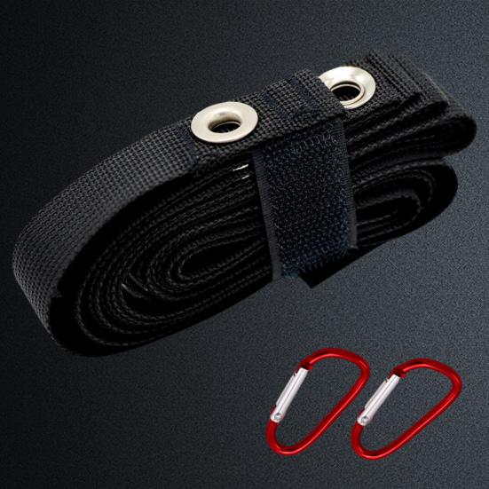 Nylon Extension Cord Good Load-bearing Wear Resistant Fasten Tape Design Easy To Install with Holes Multifunction Camping Nylon Extension Cord Rope