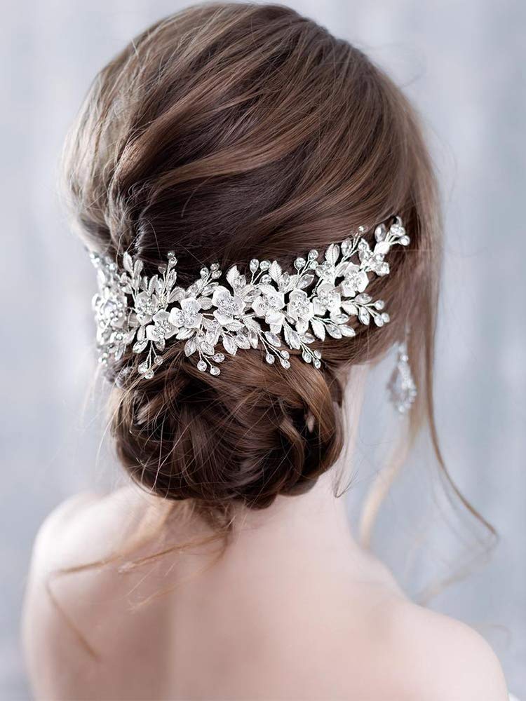 Leaf Flower Flower Wedding Bride Hair Ornament Head Dress Reception Wedding Party [J's Select]