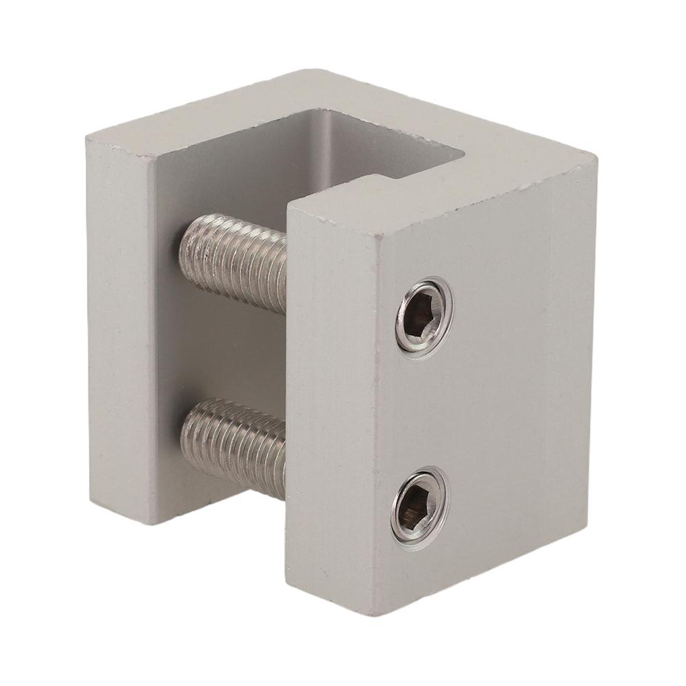 Solar Panel Mounting Sliver Solar Clamp Mount Aluminum Alloy Roof Clamp Photovoltaic System Clamp Stainless Steel Screws