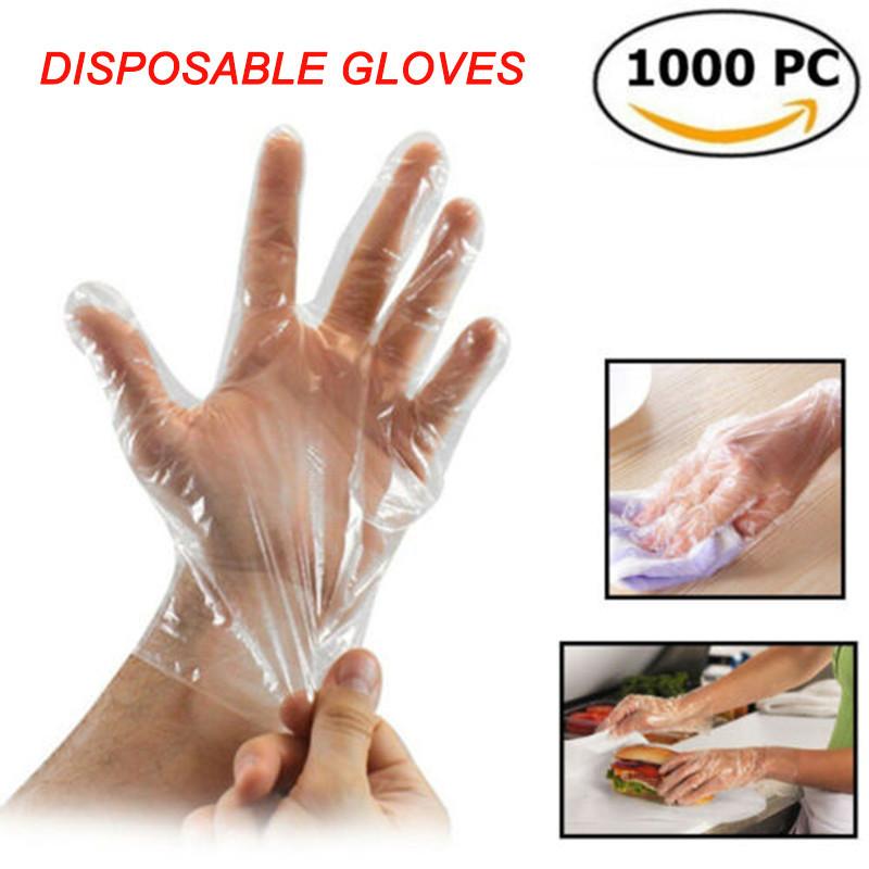 Gloves Disposable Food Grade Transparent Film Cover Thickened Takeaway Kitchen