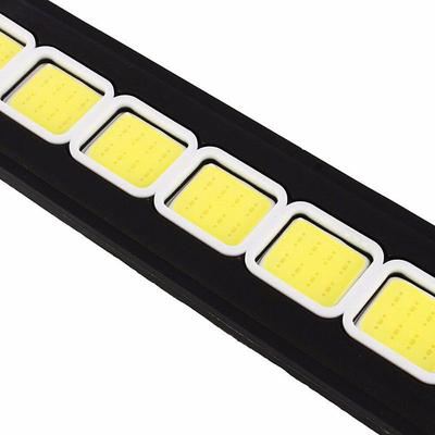 1X 10Led 12V Światła do jazdy dziennej Drl Cob Strip Lampa przeciwmgielna Jazda samochodowa wodoodporna