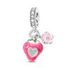 Brand New Copper Metal Sewing Machine Lipstick Couple Series Charm Bead Component Compatible With 4mm Bracelet High Quality Fine Jewelry Charm Bead