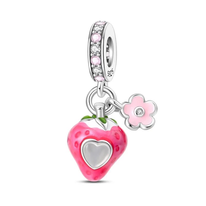 Brand New Copper Metal Sewing Machine Lipstick Couple Series Charm Bead Component Compatible With 4mm Bracelet High Quality Fine Jewelry Charm Bead