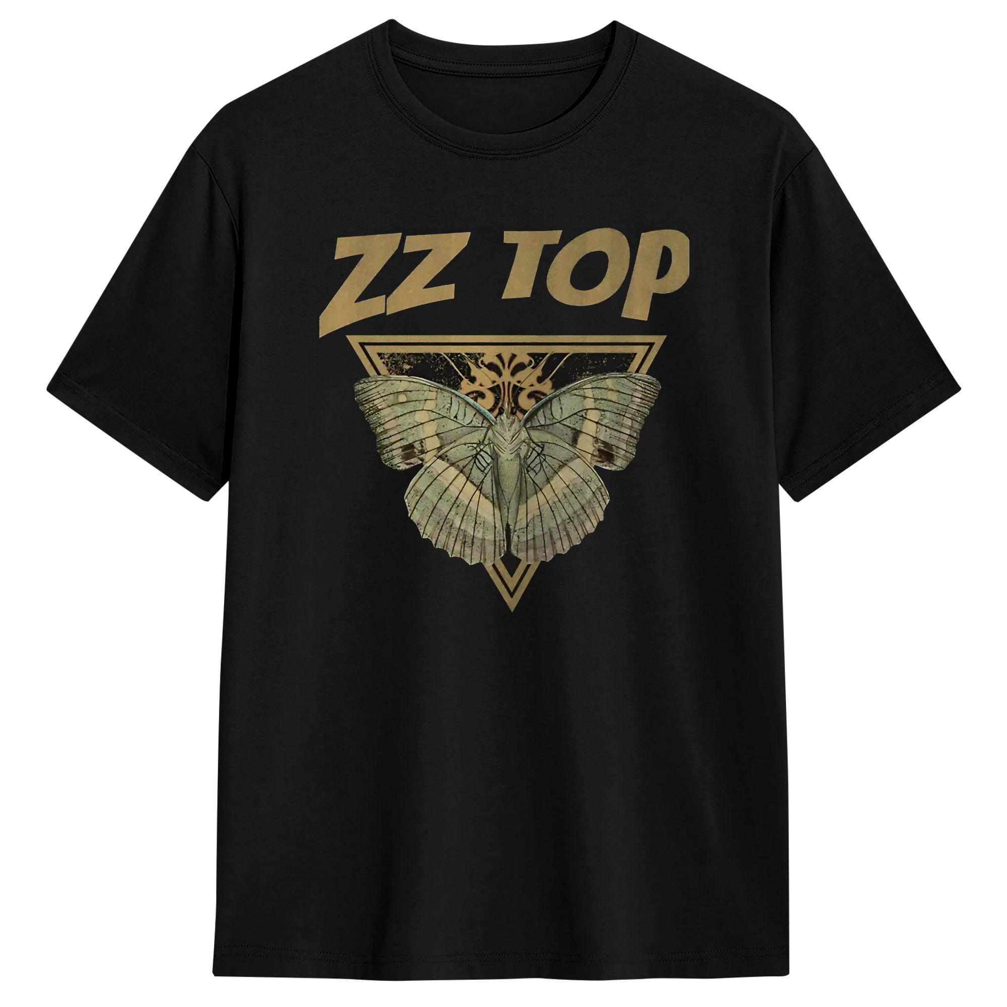 

Music ZZ Top T Shirt Summer Pure Cotton T-Shirts For Men Hip Hop Custom Logo Tee Shirt Short Sleeve Y2K Retro Tees 5XL різнокольоровий