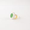 Green Cat's Eye Gemstone 925 Sterling Silver Jewelry Handmade Ring Gift For Mom RR-61-36