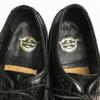 80s Vintage 1984 FLORSHEIM Full Brogue Wingtip Business Shoes Black size 9D 26.5-27.0(USED)