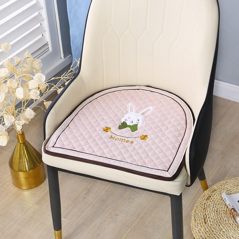 Four Seasons Horseshoe Dining Chair Cushion Stool Butt Cushion Cover Dining Chair Chair Cushion Four Seasons Universal Non-slip Seat Cushion