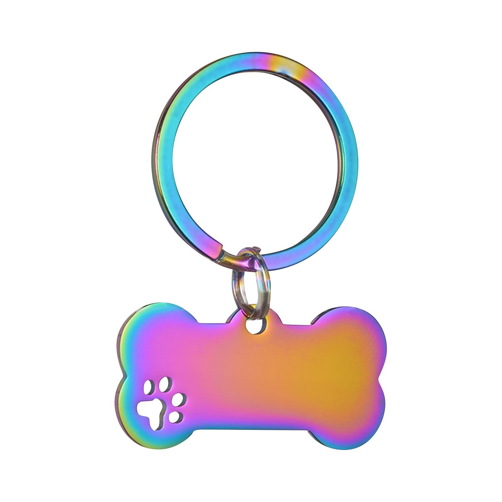 

Полые кости лап из нержавеющей стали, титановая сталь, сделай сам, бирка для домашних животных, бирка для собаки, бирка для кошки