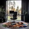 Custom Name All Creatures Great and Small Printed Round Rug Carpet Chair Rug Area Rug Entryway Doormats,for Office Chair Living Room Bedroom Kitchen R