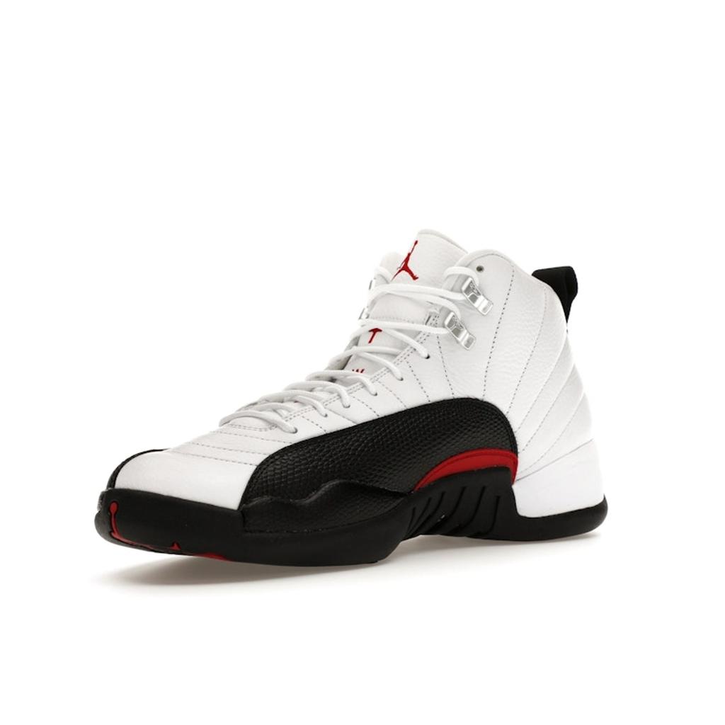 Zapatillas para Hombre Air Jordan 12 Retro Taxi Flip Blanco Rojo Gimnasio Negro CT8013-162