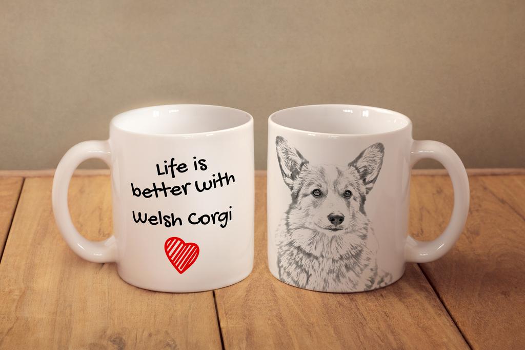 Pembroke Welsh Corgi - cup with a dog, cup with a photo, personalized gift from the Art-Dog brand