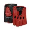 High Quality New Half Finger Men Genuine Leather Gloves Goatskin Gloves Fashion Men Breathable Driving Gloves Male Mittens