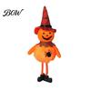 Creepy Witch Doll Ornament Halloween Plush Pom Hanging Decoration, Pumpkin/Ghost/Black Cat/Witch Home Decor Accessory for Tree, Porch, Window