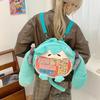 Hatsune Miku Cartoon Plush Backpack For Casual Travel And School Use