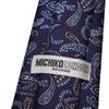 [Michiko London] Short Tie, Approx. 137cm in Length, Wrinkle-resistant bonded fabric, Made in Japan, KOSHINO brand, Paisley pattern, 100% Silk,