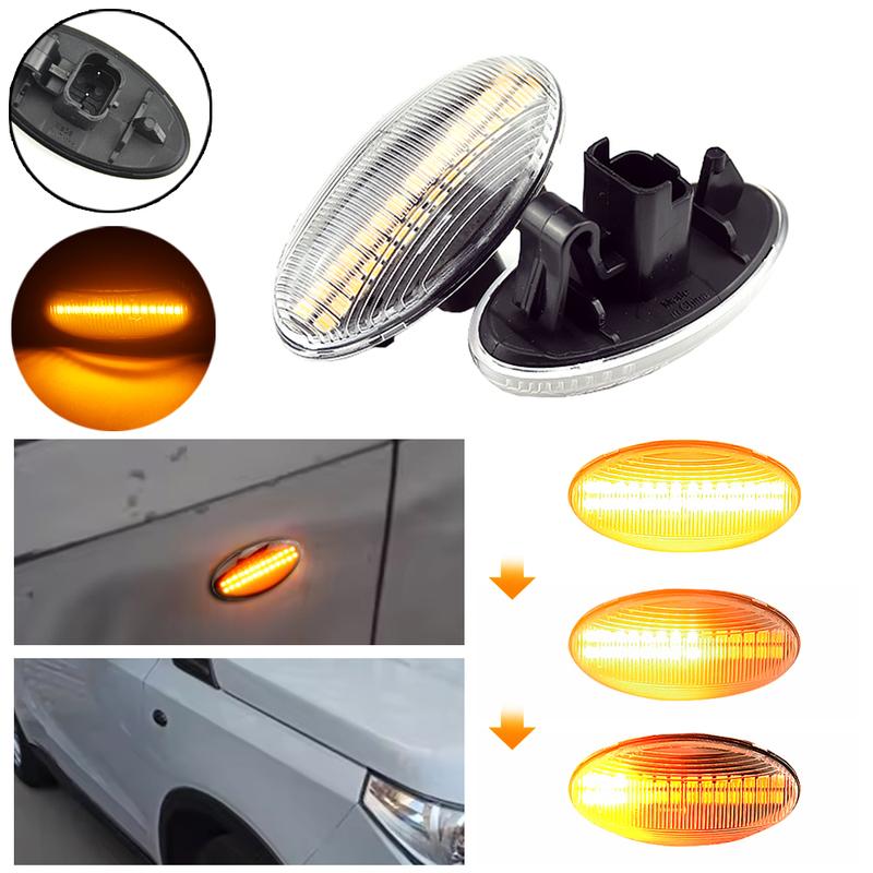 Fit For Citroen C5 01-08 Partner Citroen Expert Citroen Berlingo Xsara Elysee Jumpy C3 C5 LED Side Marker Light Repeater Lamp
