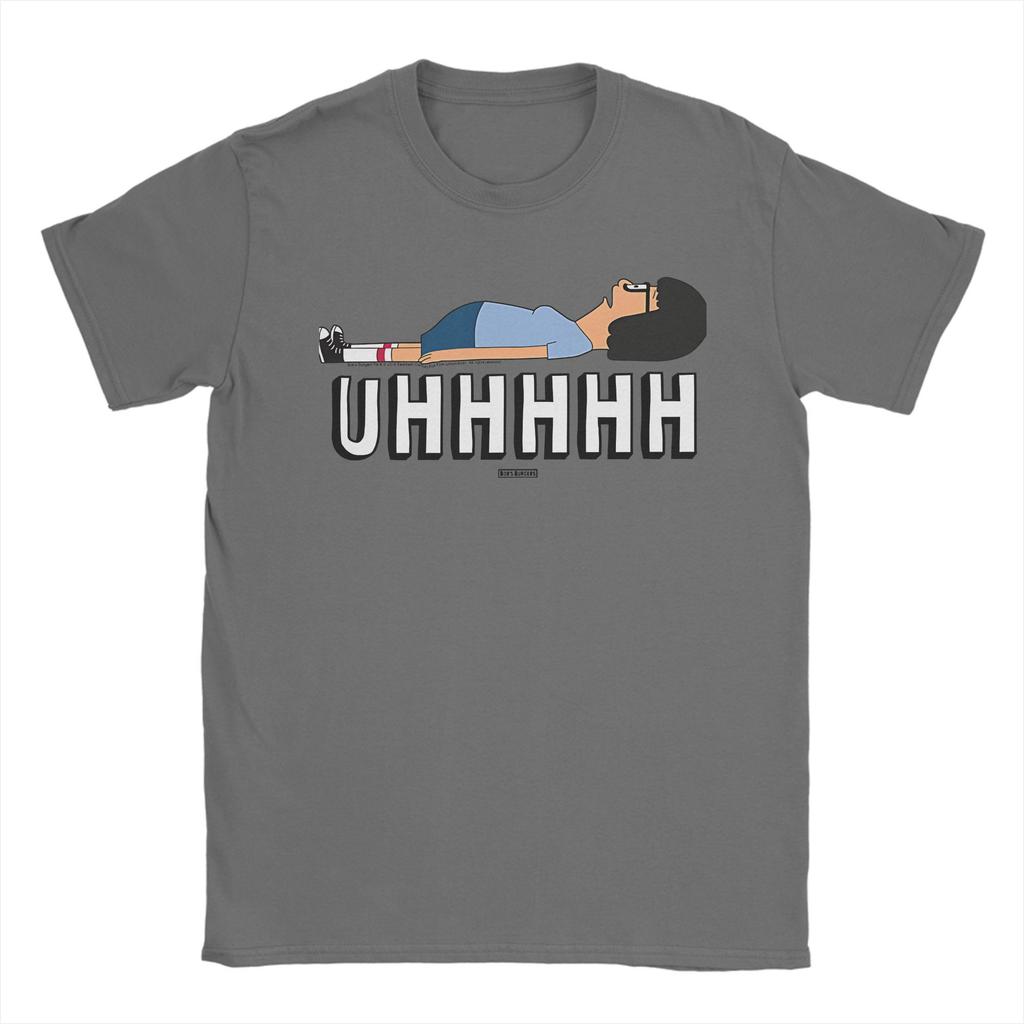 Bobs Burgers Uhhh Tina Lying On Floor Accessories Unisex T Shirts Pure Cotton Tee Printed  T-shirt Clothes