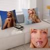 Pop Beautiful Singer S-Sabrina Carpenter Cushion Cover Decorative Pillow Sofa Home Decor Case Pillow Cases