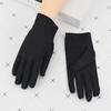 Unisex Thin Spandex Gloves for Driving & Dance In Black/White