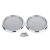 Replacement Rear Speaker Grille Covers with Metal Mesh Panels and ABS Frames for 2014-2023 a Finished Speaker Opening, 1 Set